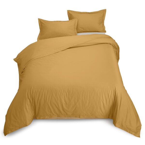 DUVET COVER SET EGYPTIAN COTTON 300TC HONEY