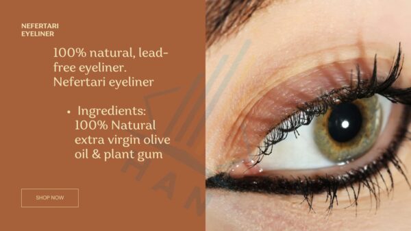 H A N Kokl 100% Natural Egyptian Eyeliner in Powder Form - Image 2