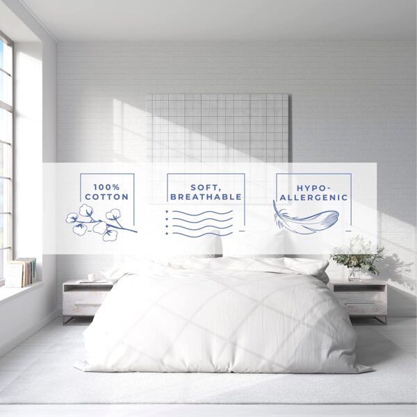 Egyptian Cotton Duvet Cover Queen - Image 2